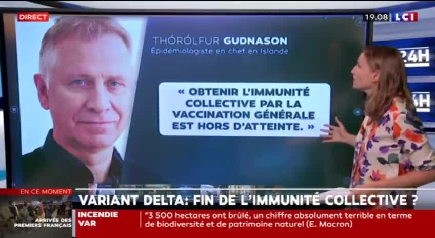 LCI sur l'immunité collective impossible ( Covid 19 France )