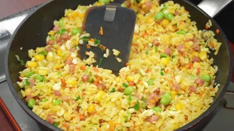 Do you have rice and eggs at home