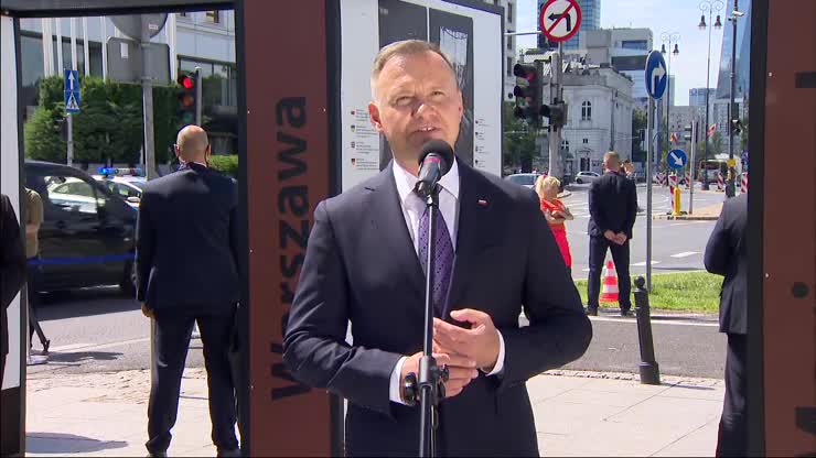 Prezydent Duda w rocznicę Powstania Warszawskiego