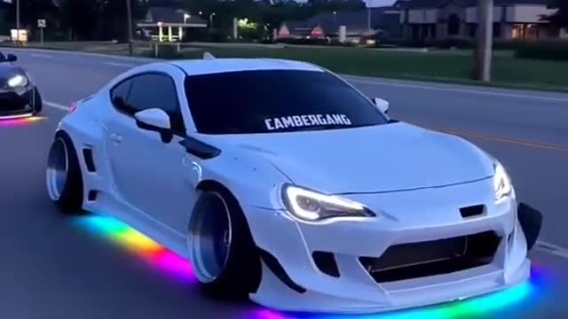 Colorful Lights Makes a Car Look Stunning!