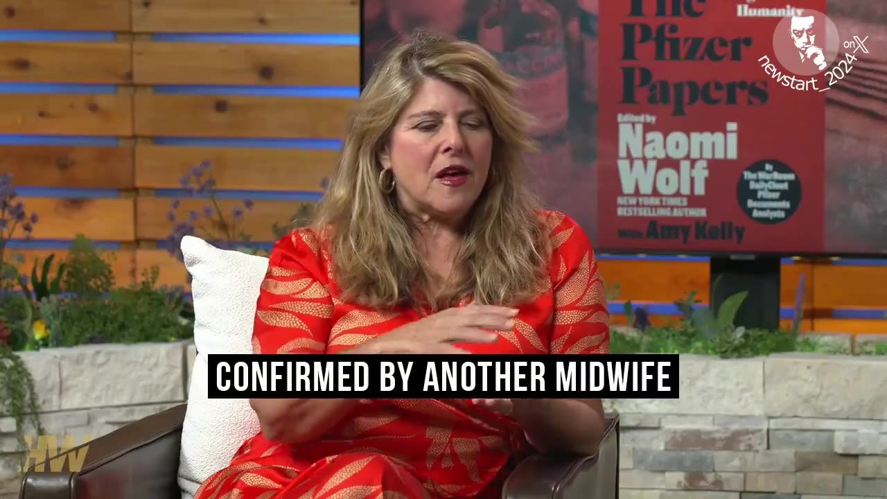 Naomi Wolf: "Centerpiece of Pfizer documents is about sex, pregnancy & menstruation."