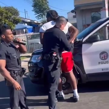 No context available for this video. Will update once LAPD releases the body-cam footage.
