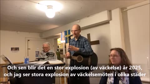 Profetiskt syn över Sverige... Explosion av Väckelse bland ungdomar 2025, Förebedjare gör er redo!!!