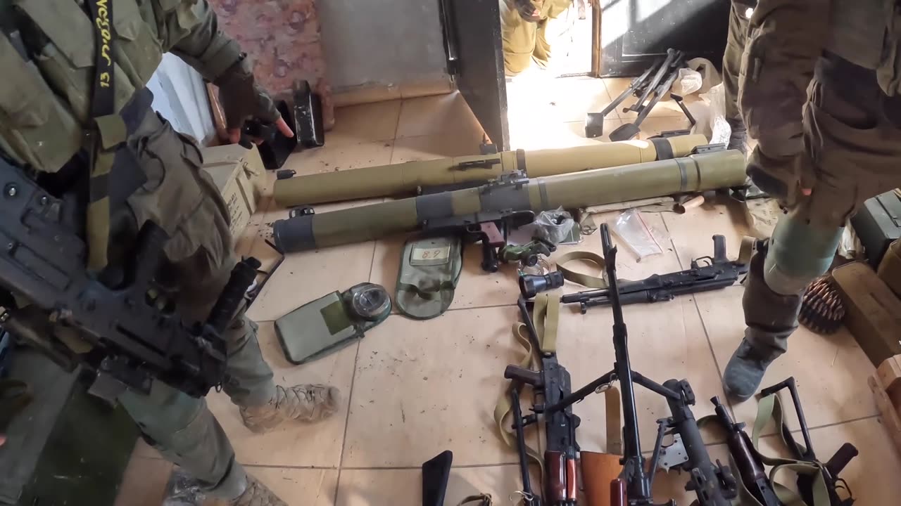 Attached is footage of weapons located in southern Lebanon: