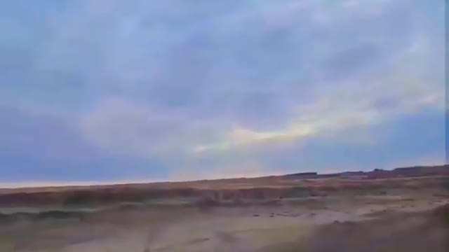 amazing bike stunt performed in desert