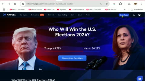 Earn Bitcoin on the US Elections 12 days left