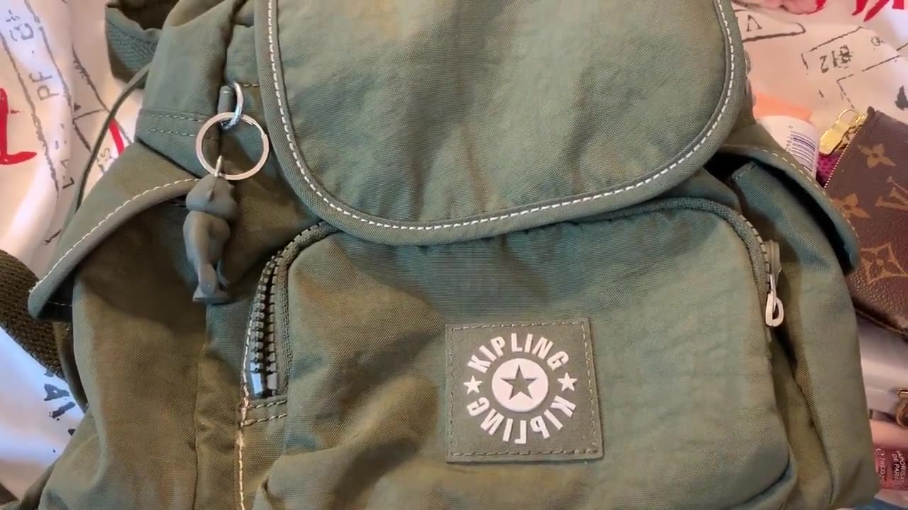 What's in my Kipling City Pack XS Backpack Purse Bag