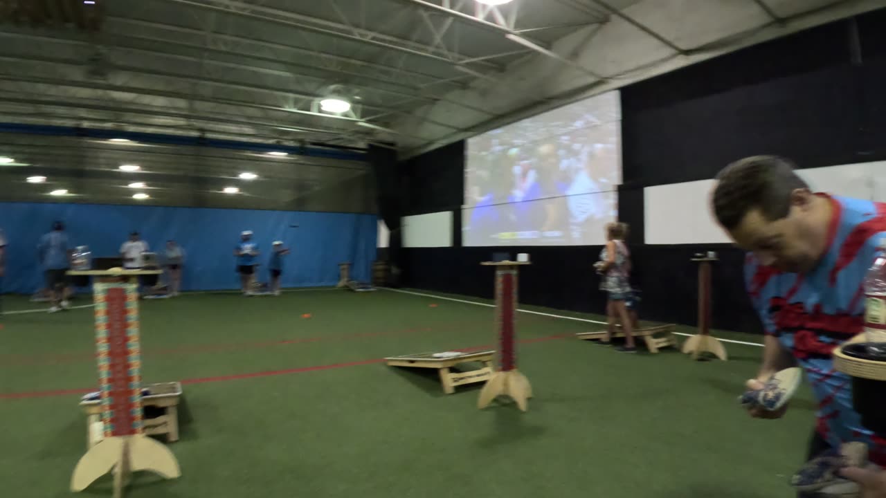 7.18.24 NTX cornhole (Crossbar), C/D singles - Match 1