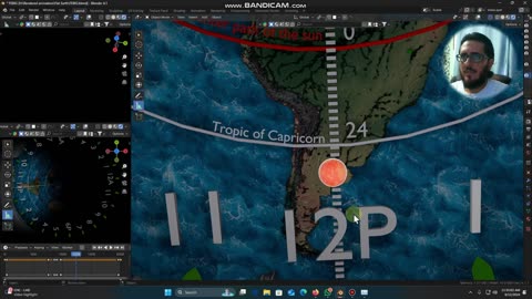 Flat earth model