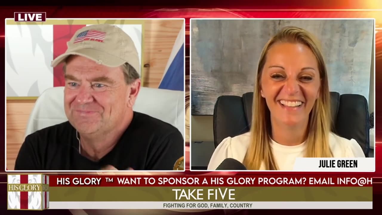 Pastor Dave Scarlett w/ Julie Green: joins His Glory: Take FiVe