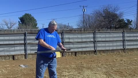 A Pretty Day for Archery Practice-then the wind hits