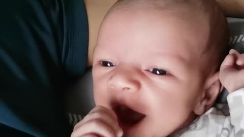 Cutest baby sneeze ever!!