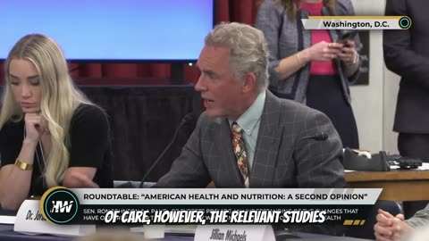 ROUNDTABLE: “American Health and Nutrition: A Second Opinion” - Jordan Peterson