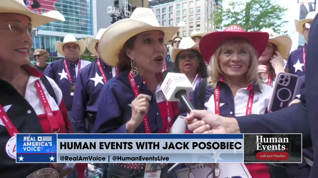 LIVE FROM THE RNC: TEXAS DELEGATES SEND A MESSAGE FOR TRUMP