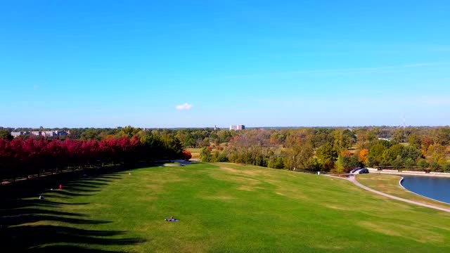 Drone Footage of the Art Museum at Forest Park, St. Louis, MO