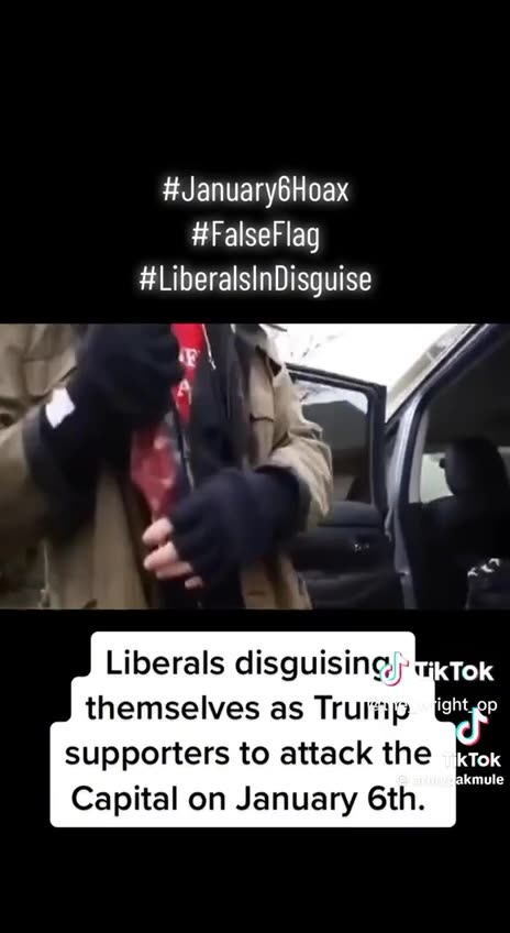 ThrowBack & Reminder | Jan 6 2021 (Libs disguising themselves as TRUMP supporters (#Fedsurrection)