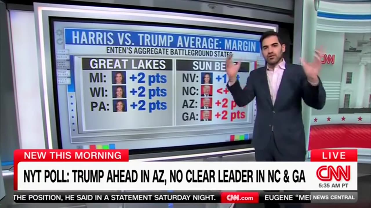 CNN's Harry Enten Says Recent Polling In Swing States Is 'Good News For Donald Trump'