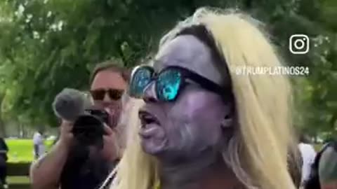 Crackhead Barney At NY Trump Rally