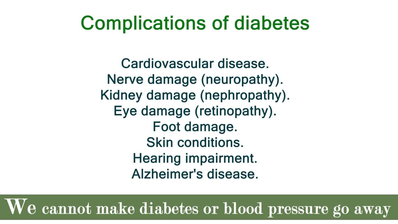 We can not make Diabetes or Blood Pressure go away | Dr. S. Om Goel, MD/DM (USA)