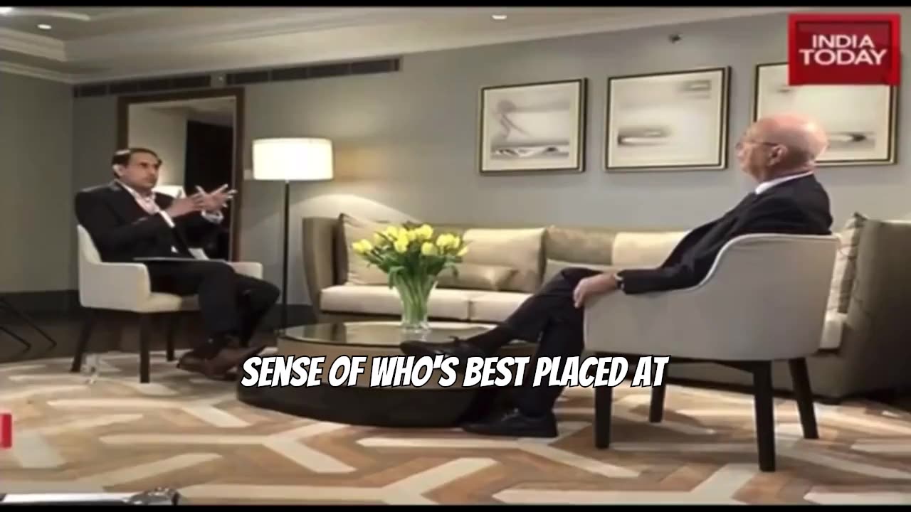 Klaus Schwab states that future global governance won't be controlled by superpowers like America