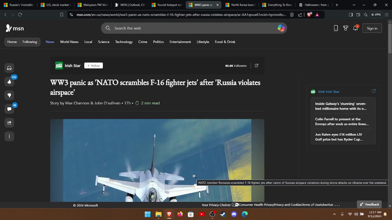 IN THE NEWS: EARTHQUAKES AND WW3 PANIC