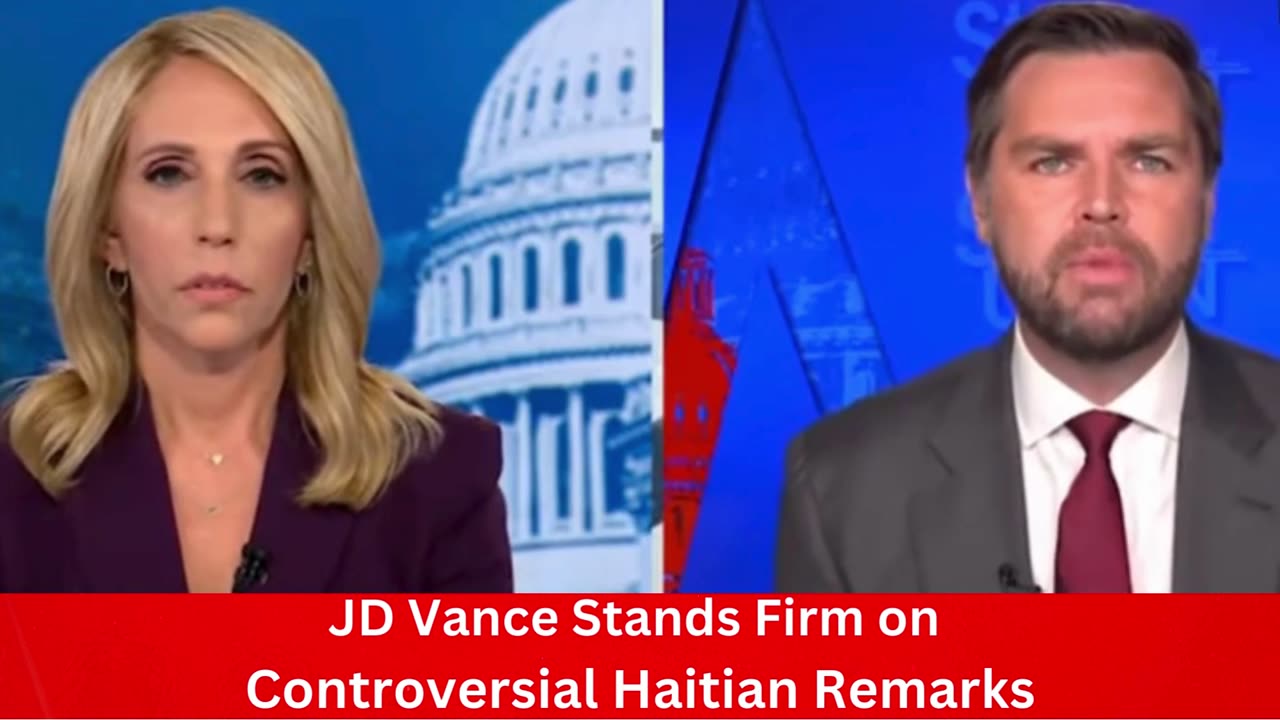 JD Vance Stands Firm on Controversial Haitian Remarks