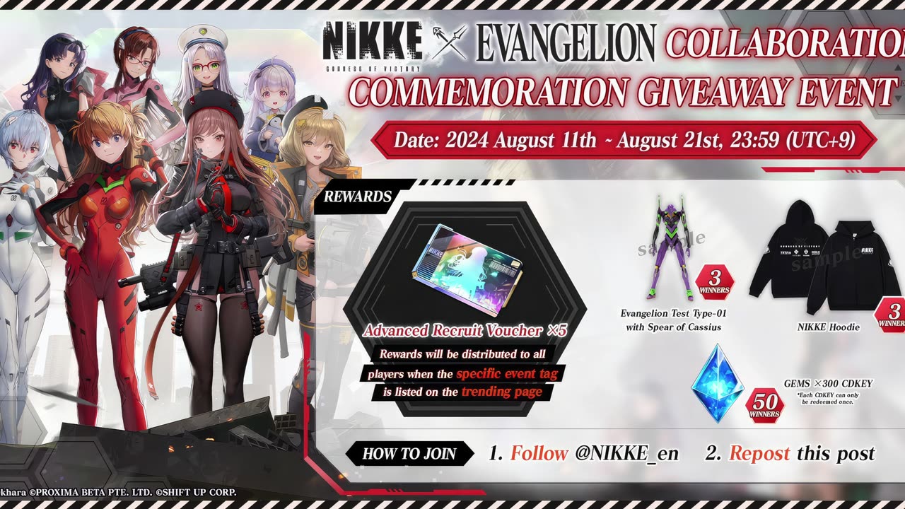 Unite and Conquer: NIKKE x Evangelion Crossover!