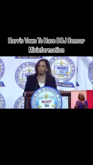 Kamala Vows To ELIMINATE FREE SPEECH If Elected