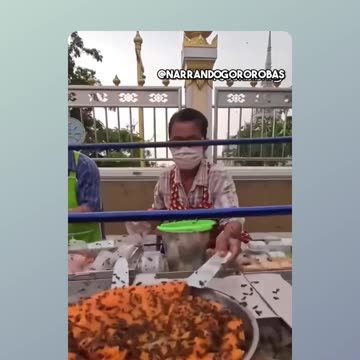 Flies with worm broth and milk dumplings at Barraca do Cuca Beludo