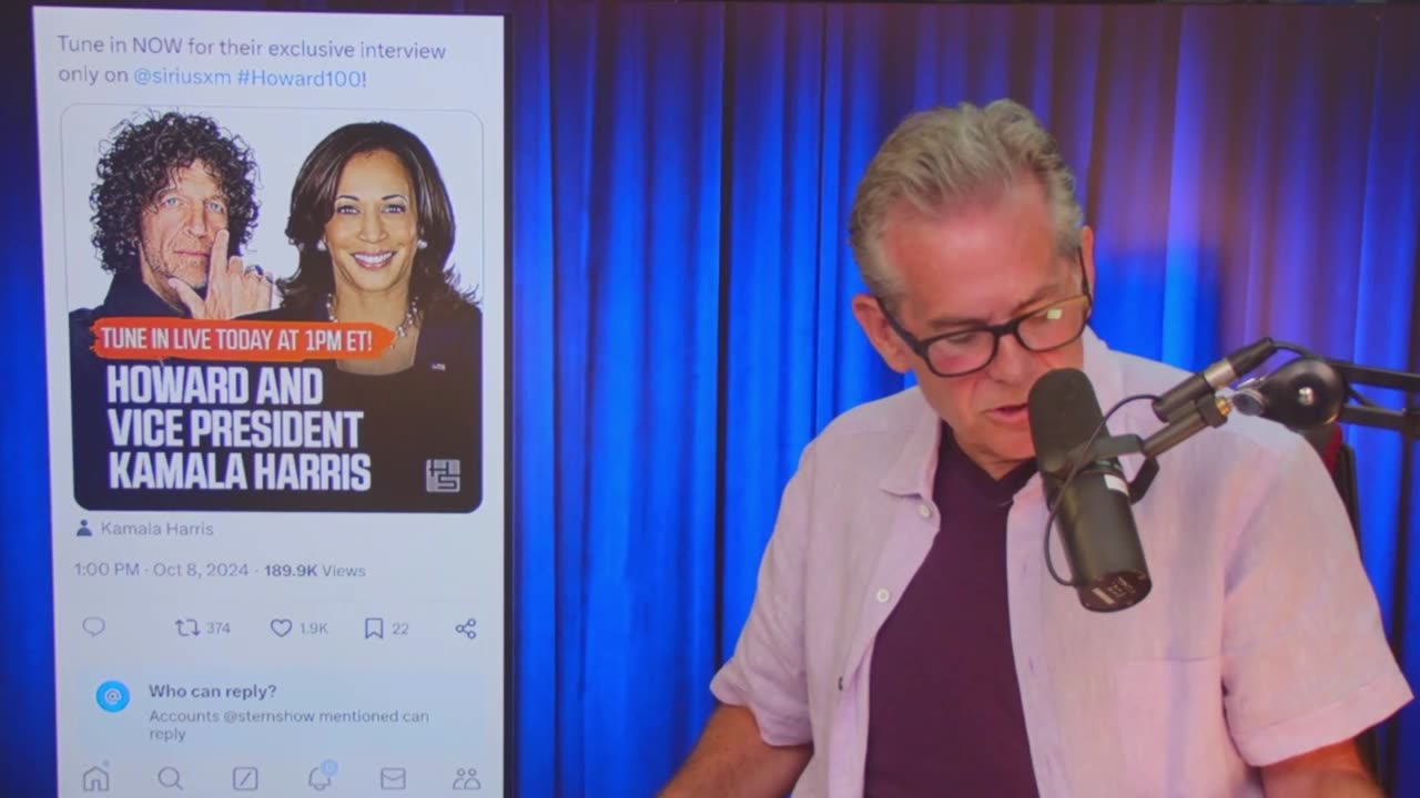 Diddy Freak Off guest Howard Stern tries to fluff up Kamala Harris⨳Stern turns off Twitter replies▮The Jimmy Dore Show