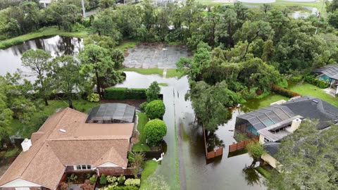 flooding in seminole county, florida from hurricane milton