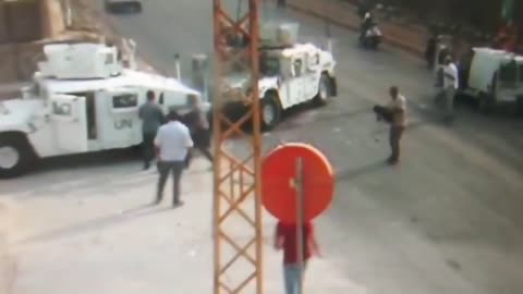 Vídeo terroristas del Hezbolá coaccionando a los Cascos Azules de la ONU en el sur del Líbano