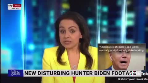 Australian news anchor tells TRUTH about Hunter Biden US media never will. Absolutely nailed it.