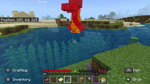 Swimming on Fire, Minecraft Moments 33