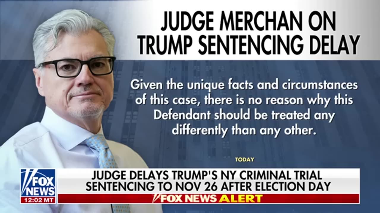 NY v. Trump sentencing delayed until Nov. 26