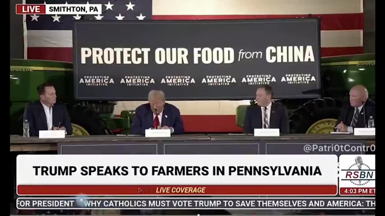 OH DEERE? 200% Tariff? Food exposed, VAX up front...