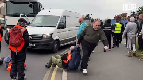 HILARIOUS Video Shows British Drivers Getting Sick And Tired Of Environmental Protestors