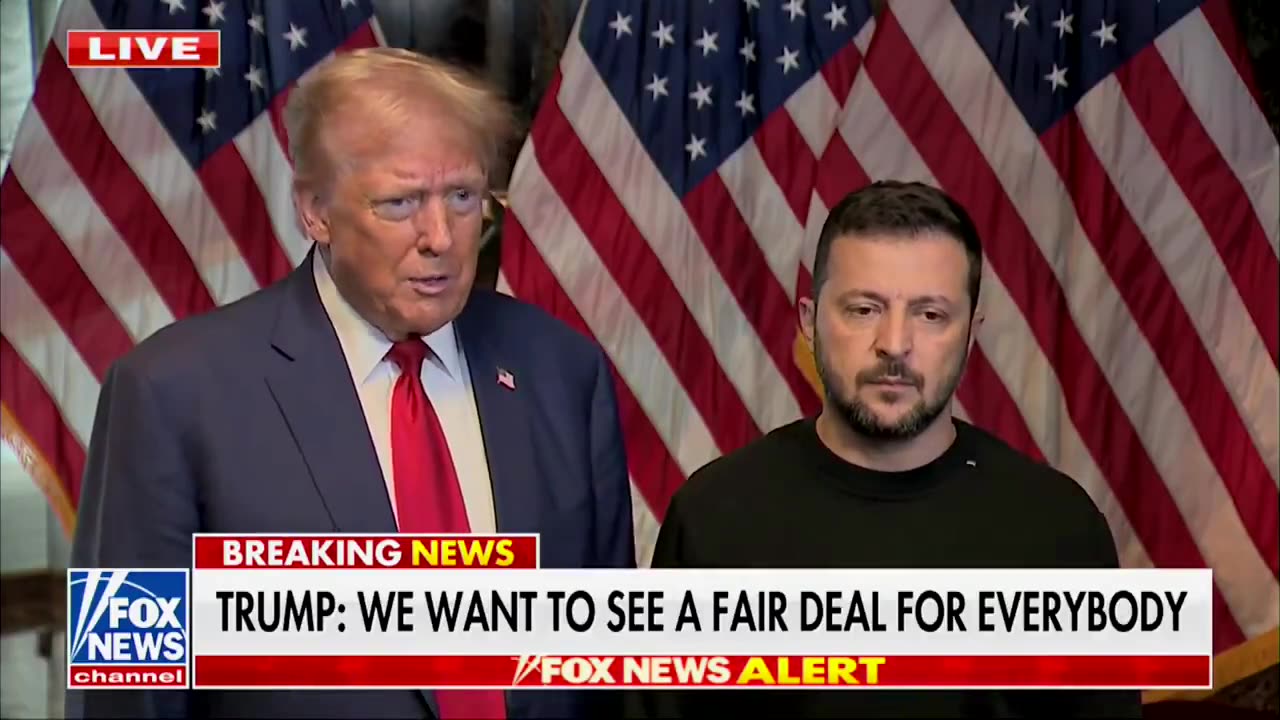 Trump is commanding the room right now—night and day from Kamala’s meeting with Zelensky yesterday!