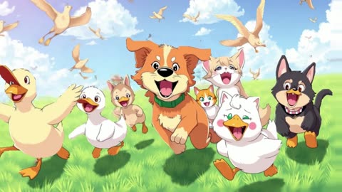 Ducks, Dogs, and Cats! | Fun and Catchy Children’s Song for Kids | Animal Songs