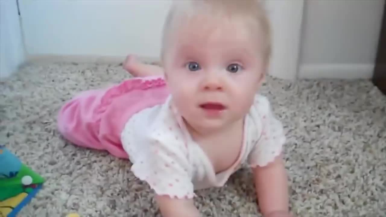 Twin babies funny video