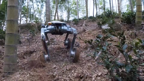 All terrain robot can hunt you down.....