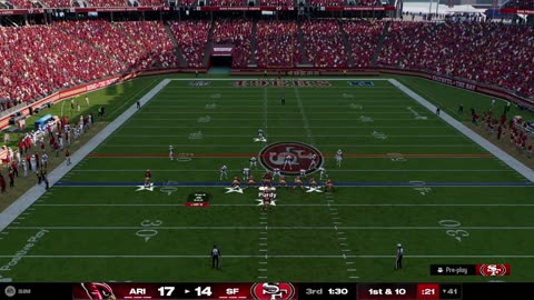 Week 5 NFL 49ers VS Cardinals - Madden 25