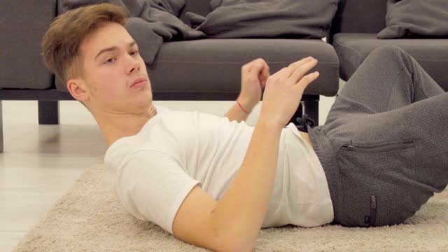 Funny boy Falling from Chair