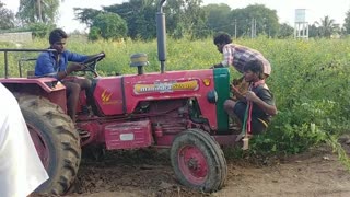 Amazing Tractor stunt in My Village mahindra 575 tractor My Village Life