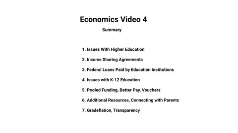 Economics Video 4