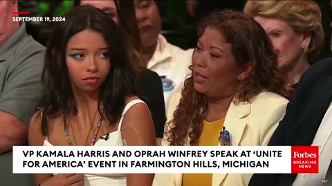 FULL TOWN HALL: Kamala Harris And Oprah Winfrey Hold Conversation In Michigan