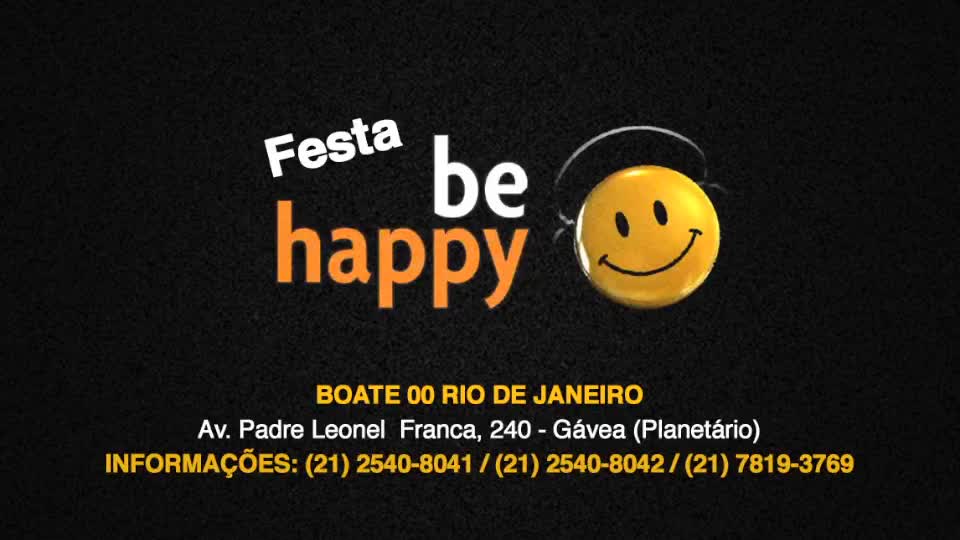 Resgate 80 Melhores Momentos - Promocional show Be Happy