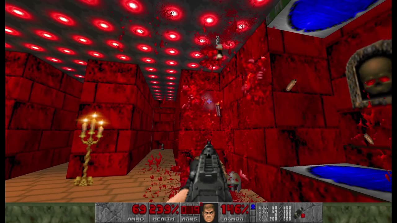 Brutal Doom - Inferno - Tactical - Hard Realism - Unholy Cathedral (E3M5)