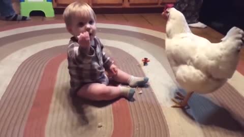 very funny video with children and animals #5