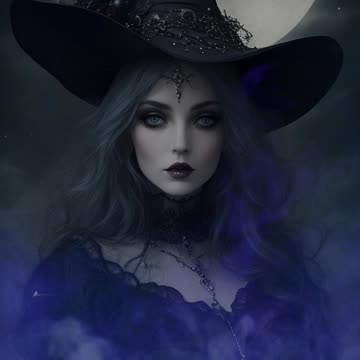 Witches | Wiccan Witches | Forest Witches | Mysterious | Gothic Art | Digital Art | AI Art #witches